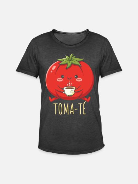 Lustige Spanischlehrerin der Maestra-Schule - Männer Vintage T-Shirt - Vintage Schwarz