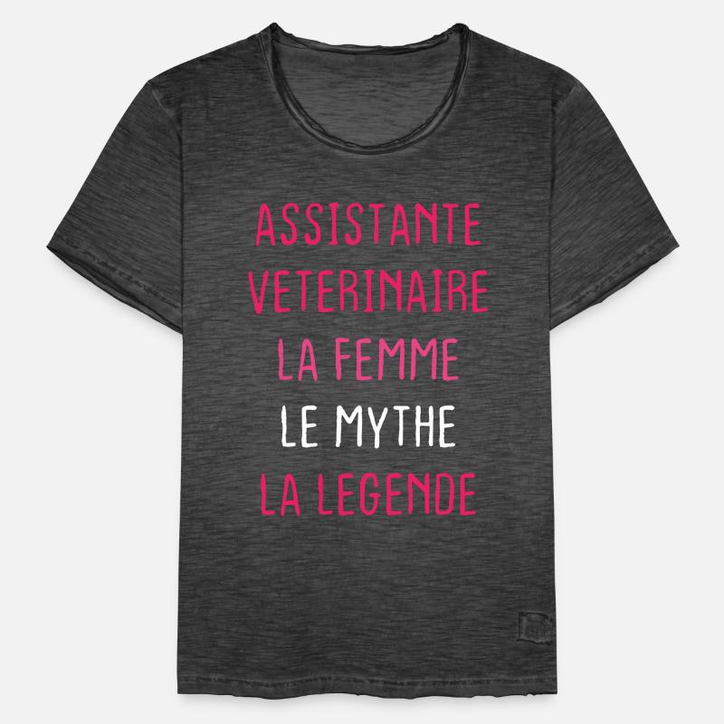 Assistante Veterinaire T-shirt vintage Homme