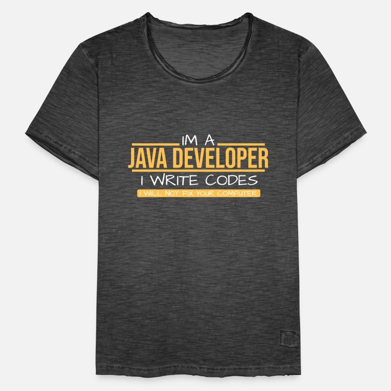 Java Developer Men's Vintage T-Shirt