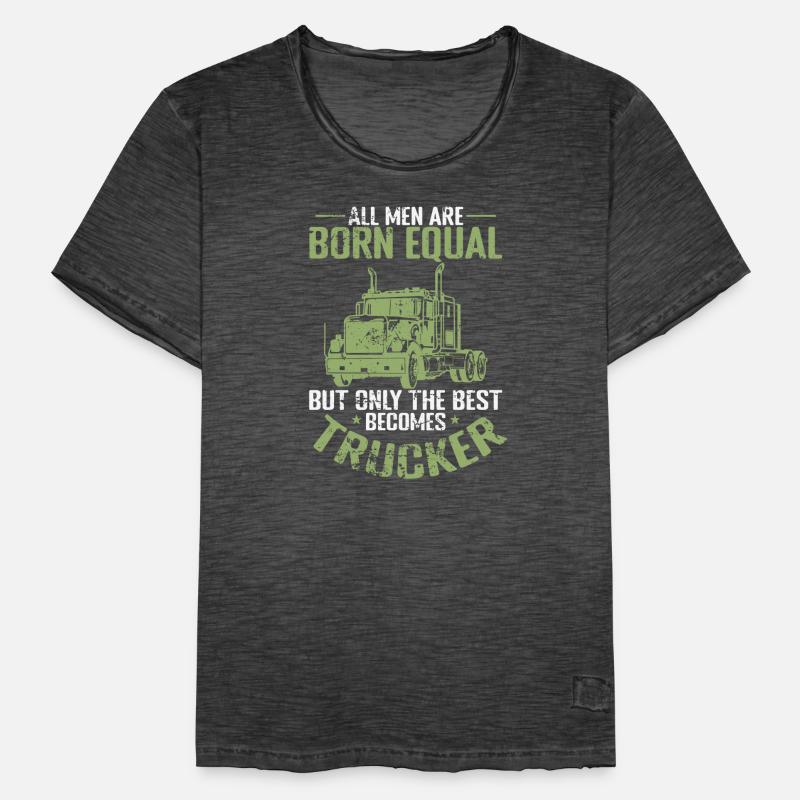 Only the best becomes Trucker Profession Men's Vintage T-Shirt
