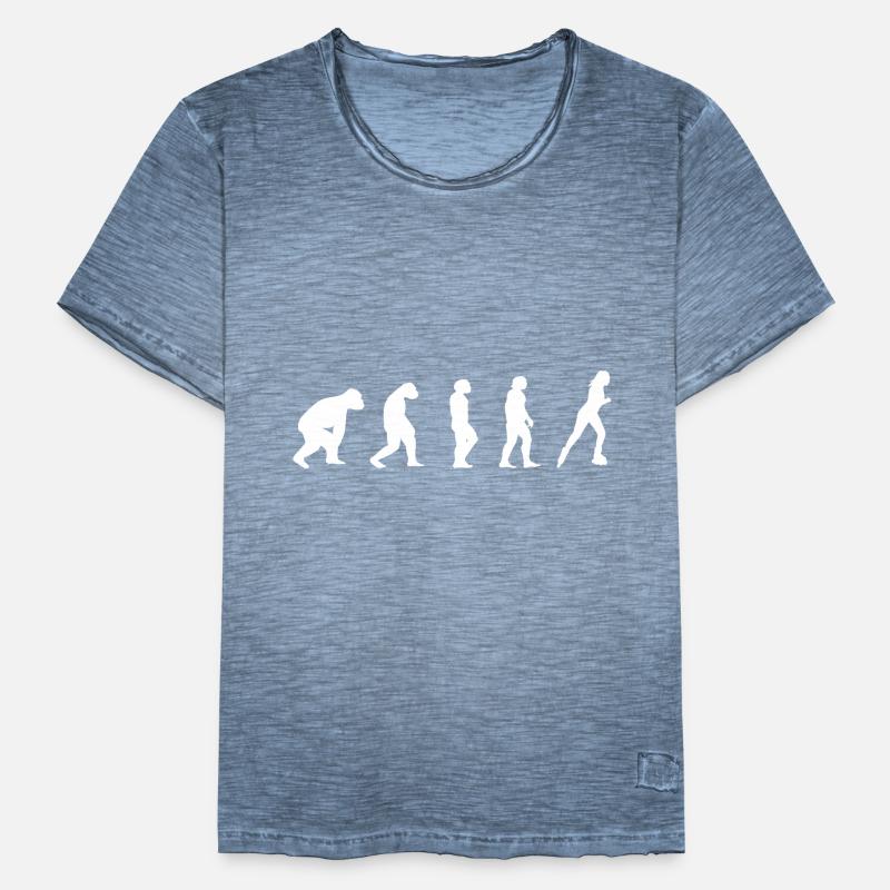 Patins en ligne rollers rollers Evolution cadeau T-shirt vintage Homme