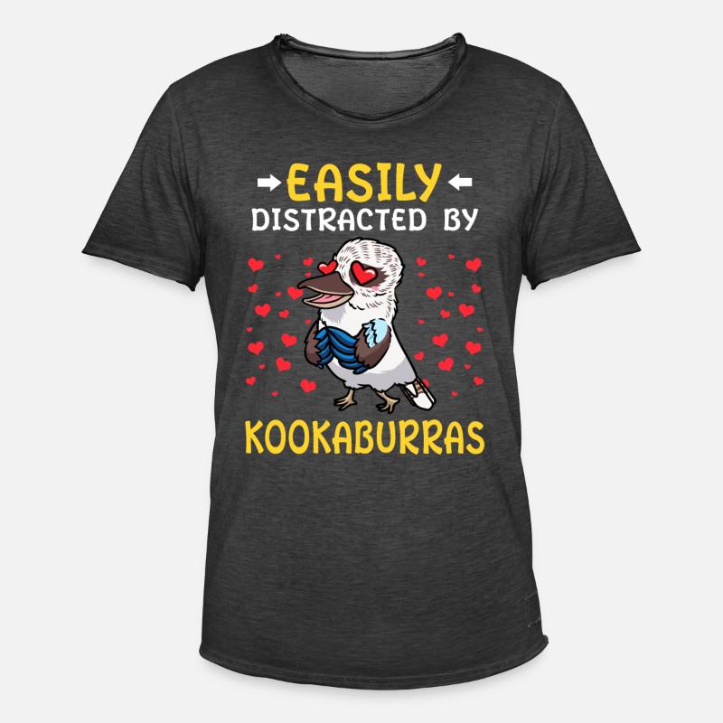 Lachender Hans Vogel Jägerliest - Männer Vintage T-Shirt - Vintage Schwarz