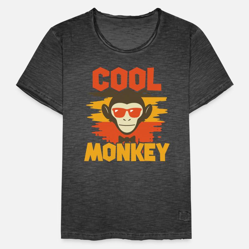 COOL MONKEY T-shirt vintage Homme