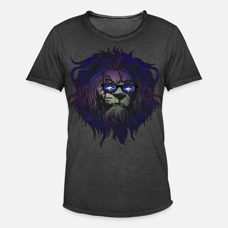 Sint Eustatius - Männer Vintage T-Shirt - Vintage Schwarz