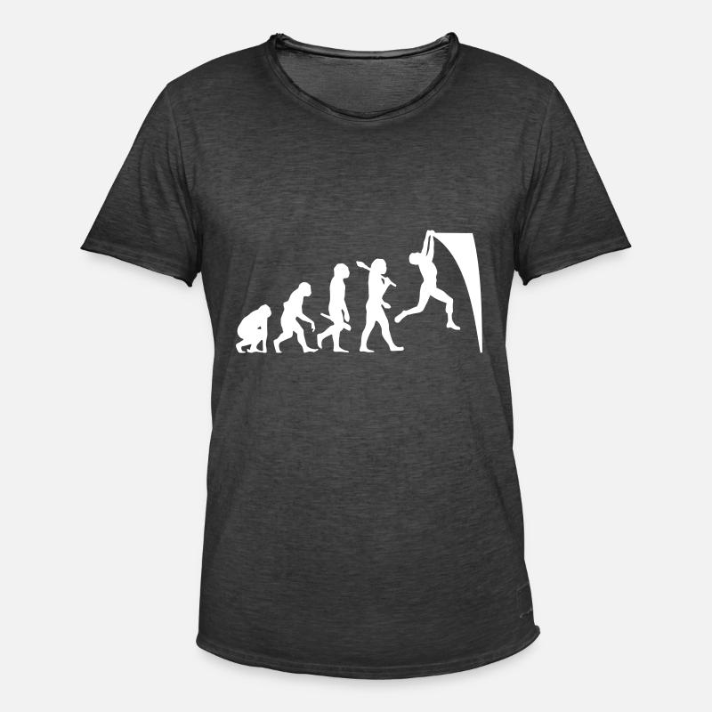 Evolution du guerrier ninja - T-shirt vintage Homme - noir vintage