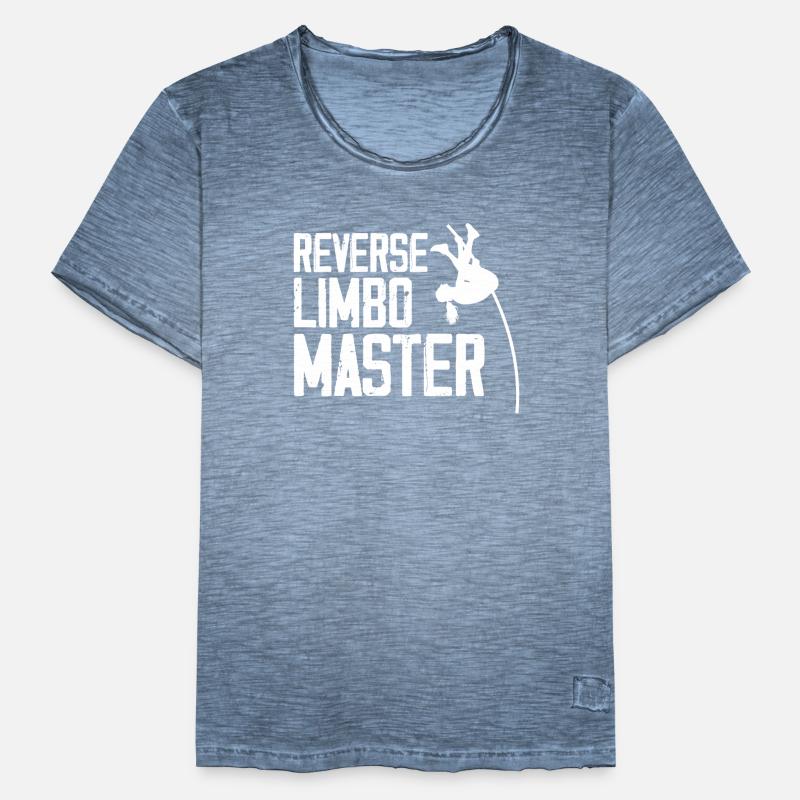 Reverse Limbo Master, pole vault Men's Vintage T-Shirt