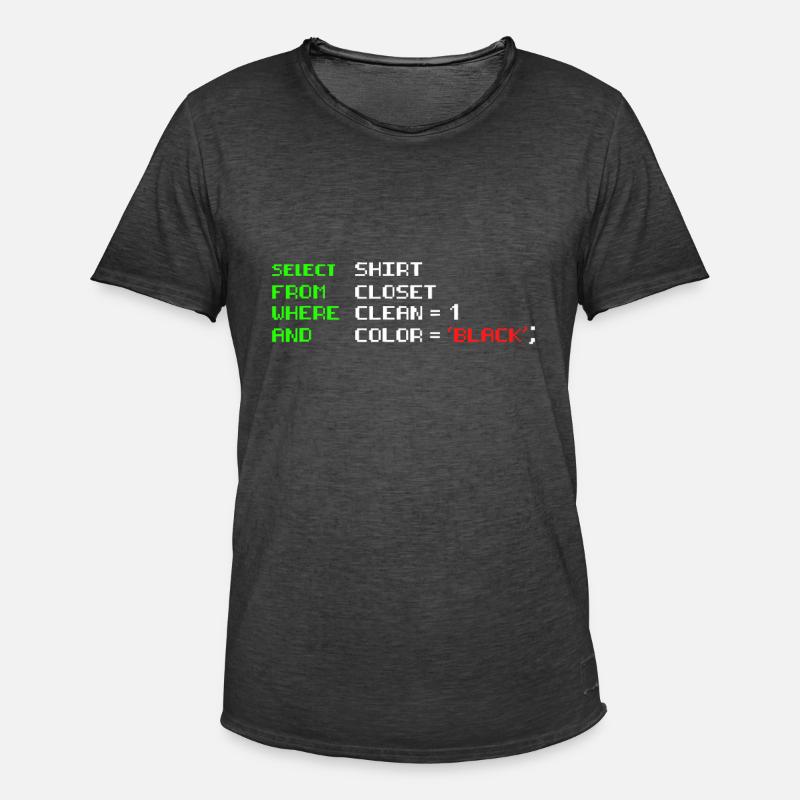 Software-Ingenieure Lustiger Witz Programmierung Codierung - Männer Vintage T-Shirt - Vintage Schwarz