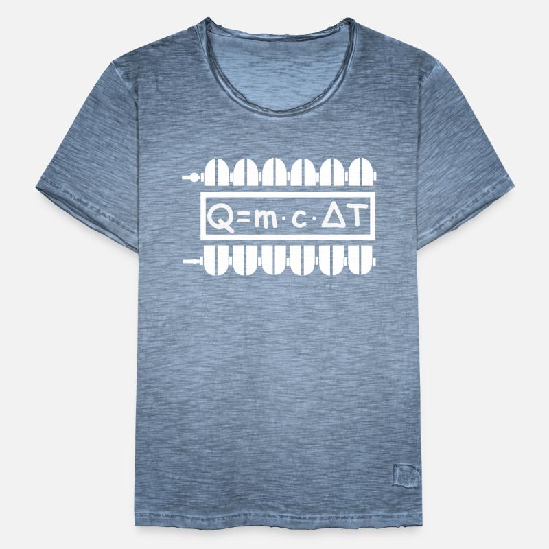 Q=m Heating engineer, master heating engineer, SHK, Men's Vintage T-Shirt