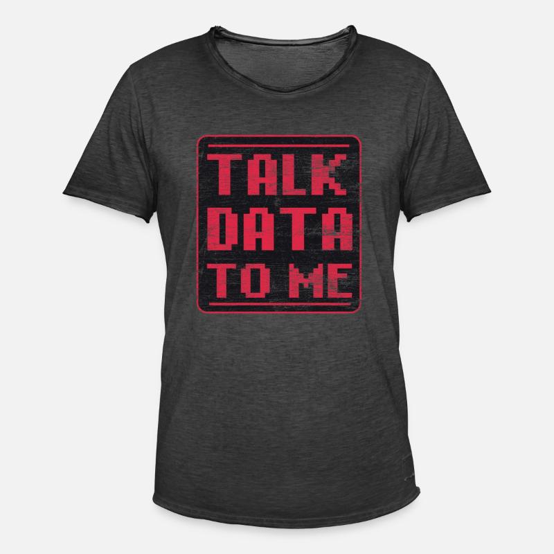 Programming Nerd - Men's Vintage T-Shirt - washed black