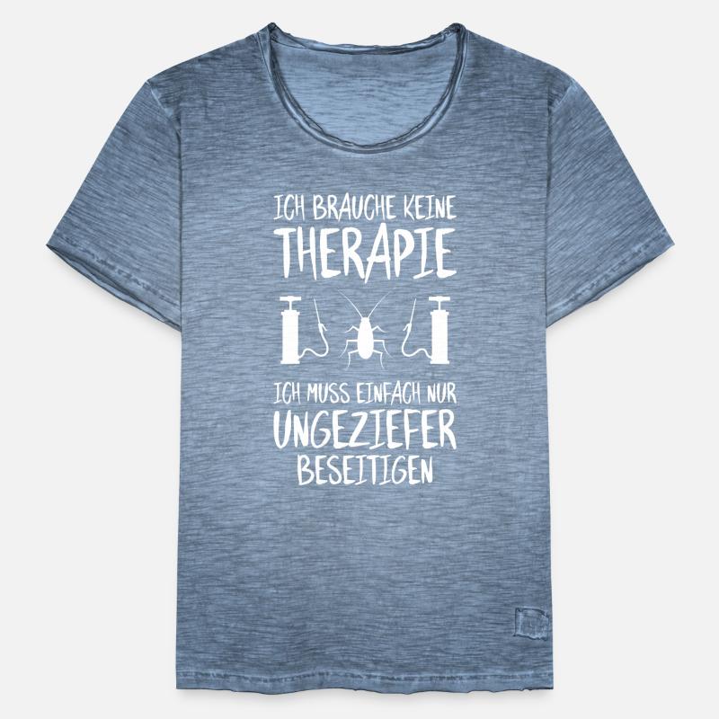 Schädlingsbekämpfer Kammerjäger Exterminator Männer Vintage T-Shirt