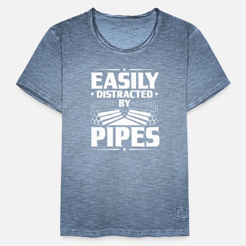 Pipeline Constructor Pipeline Construction Pipelayer Men's Vintage T-Shirt