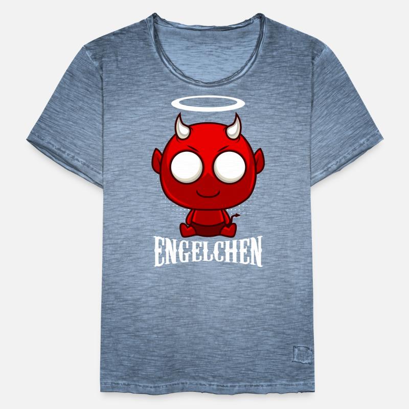 Angel Devil Devil Men's Vintage T-Shirt