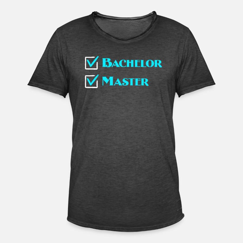 Master 2022 Master Abschluss - Männer Vintage T-Shirt - Vintage Schwarz
