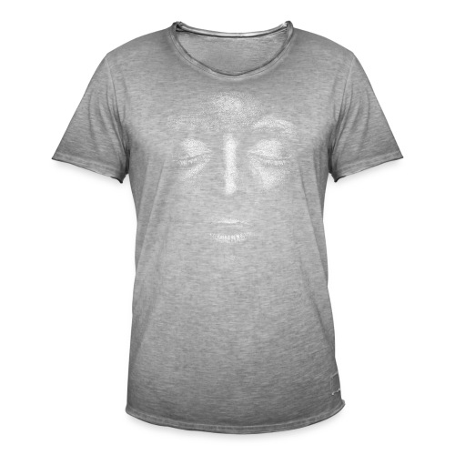 Gesicht - Männer Vintage T-Shirt