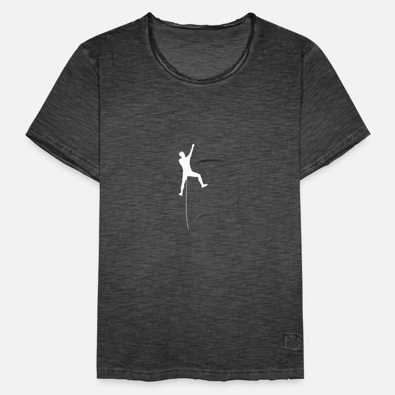 Felsklettern Klettern Climbing Geschenk Männer Vintage T-Shirt