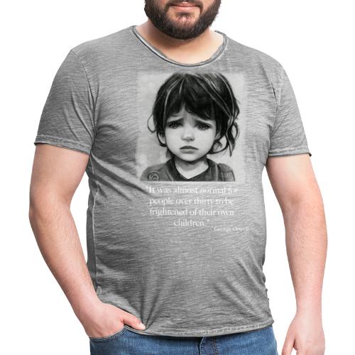 Frukta dina barn - Vintage-T-shirt herr