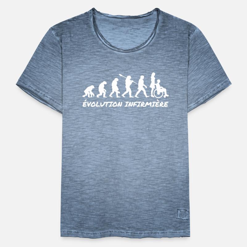 évolution infirmière T-shirt vintage Homme