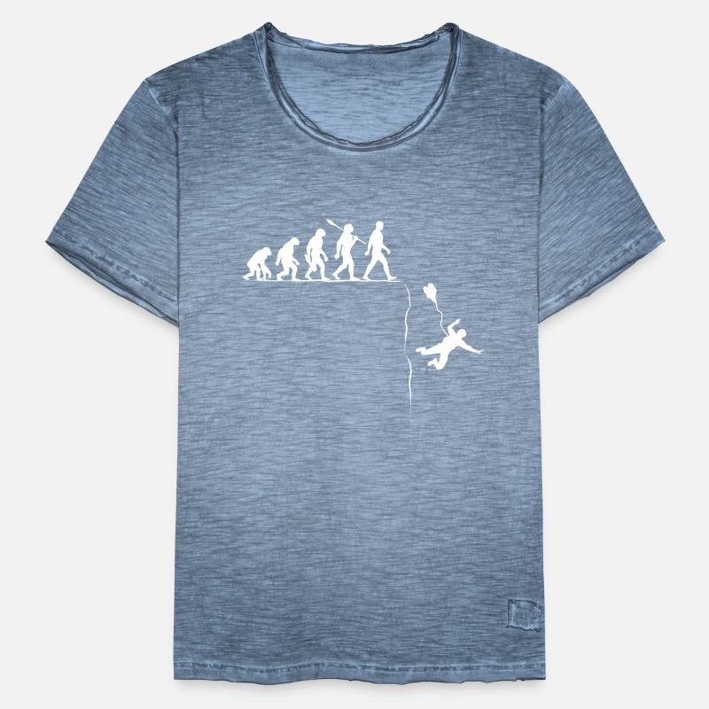 Evolution - Basejump - Basejumper Männer Vintage T-Shirt