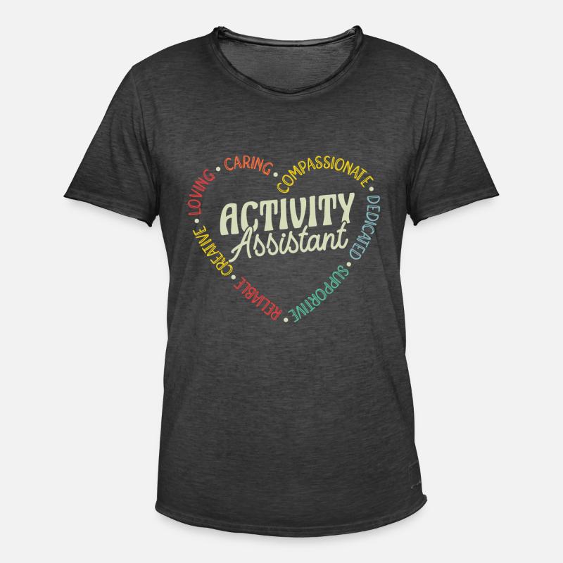 Awesome Activity Assistant - Männer Vintage T-Shirt - Vintage Schwarz
