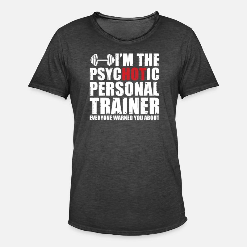 Personal Trainer Geschenkidee - Männer Vintage T-Shirt - Vintage Schwarz