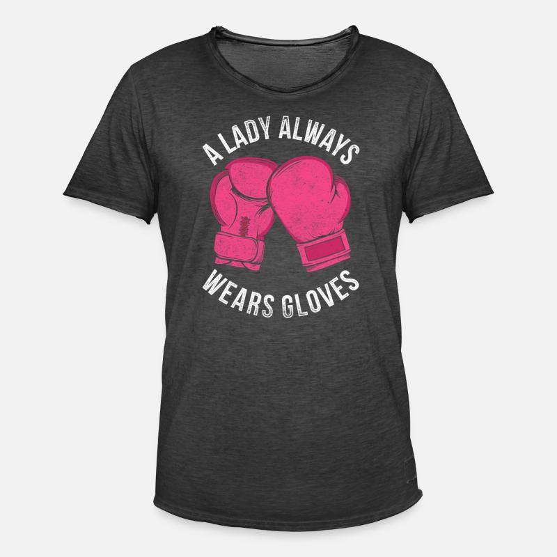 Muay Thai - Männer Vintage T-Shirt - Vintage Schwarz