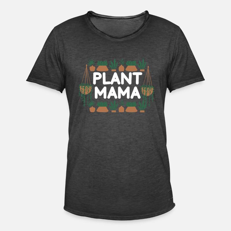 Pflanzenmutter Mutter Gartenpflanzen Blume - Männer Vintage T-Shirt - Vintage Schwarz