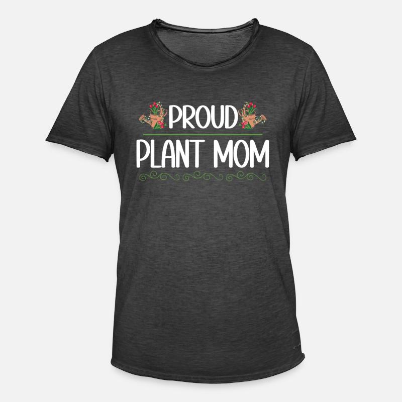 Pflanzenmutter Mutter Gartenpflanzen Blume - Männer Vintage T-Shirt - Vintage Schwarz