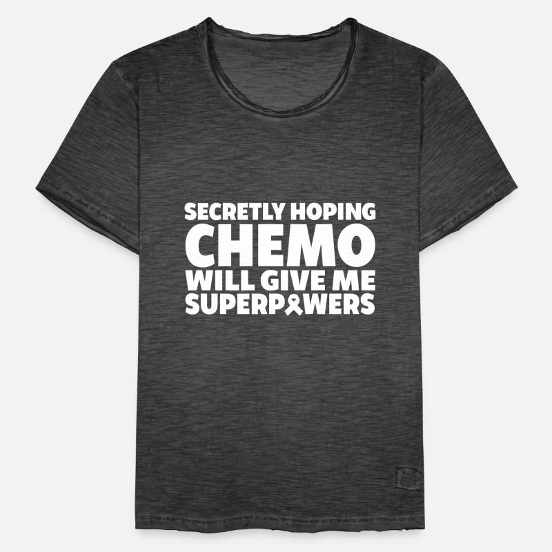 Heimlich Hofft Chemo Wird Mir Superkräfte Geben Männer Vintage T-Shirt