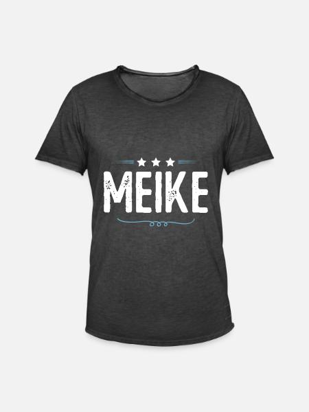 Anne - Men's Vintage T-Shirt - washed black