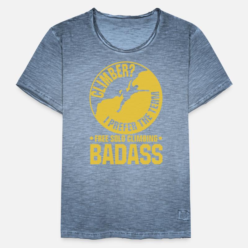 Free Solo klettern Männer Vintage T-Shirt