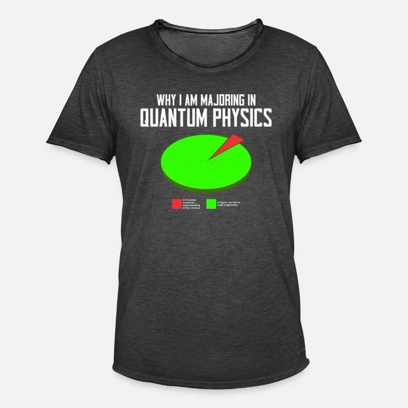 Quantenphysik Physik Physiker wissenschaft quanten - Männer Vintage T-Shirt - Vintage Schwarz