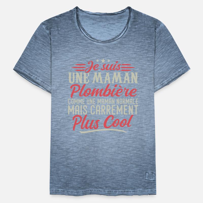 Ich bin eine Klempner-Mama, ausgesprochen cool Männer Vintage T-Shirt