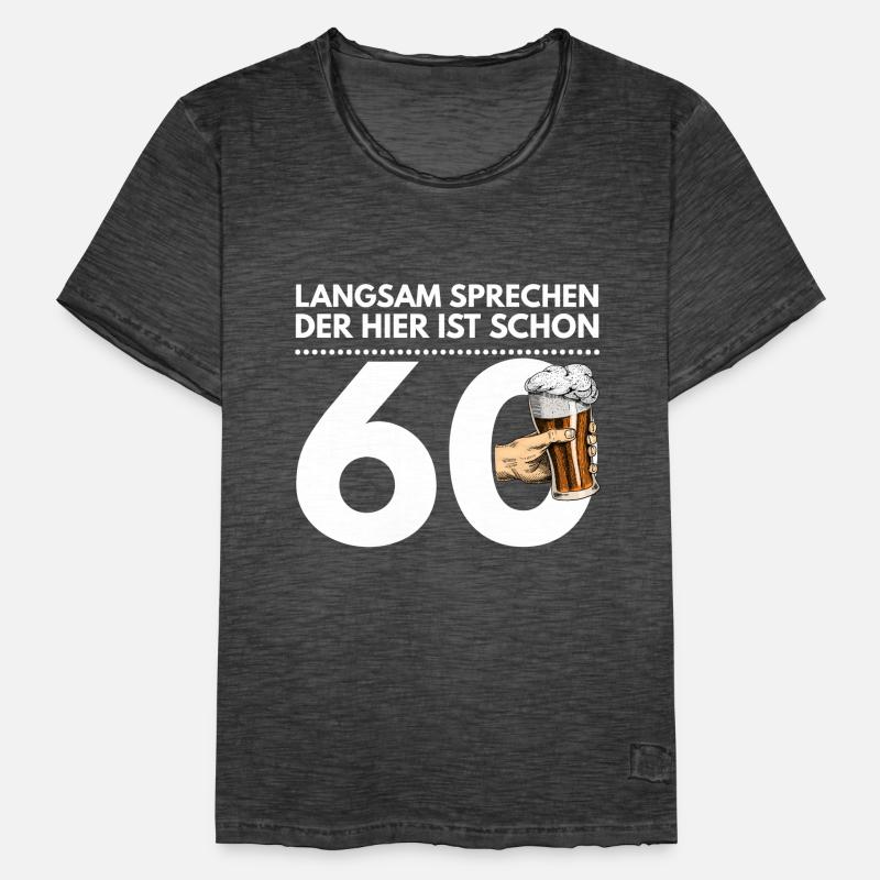 Langsam sprechen - 60. Geburtstag Männer Vintage T-Shirt