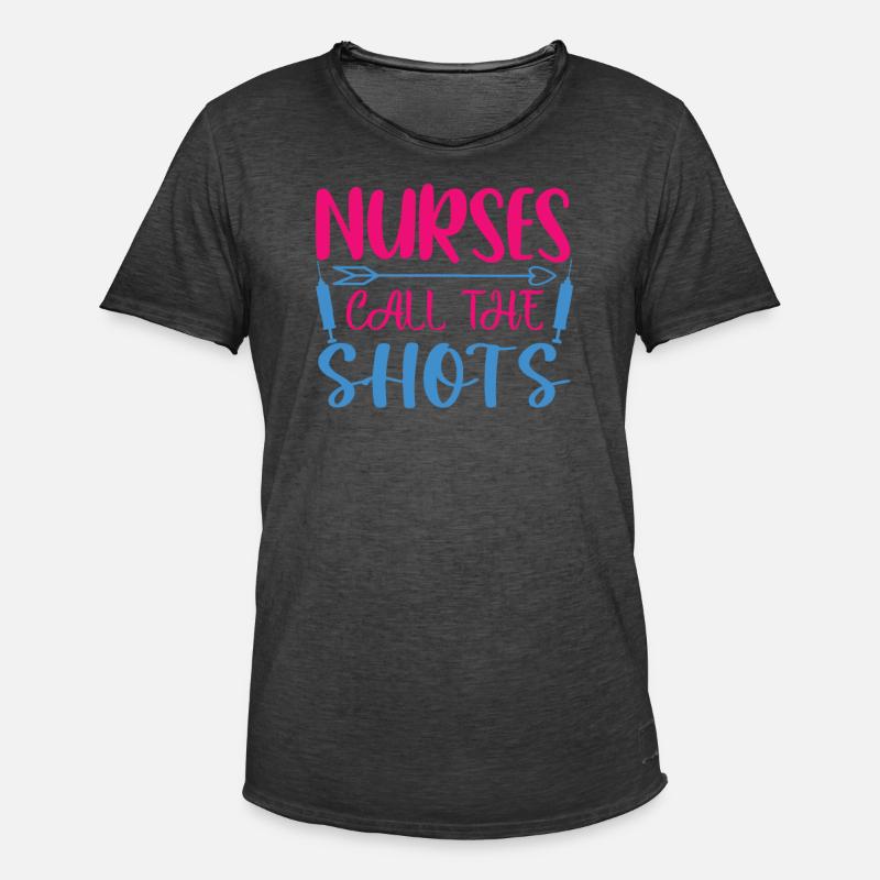 Krankenschwester Krankenhaus Not - Männer Vintage T-Shirt - Vintage Schwarz