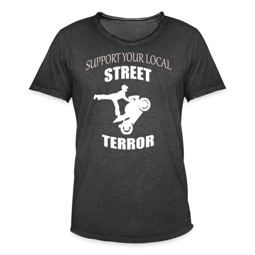 Streetterror Support - Miesten vintage t-paita
