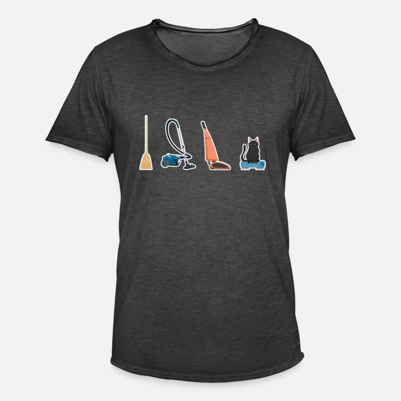 Evolution Saugroboter Saugerroboter - Männer Vintage T-Shirt - Vintage Schwarz