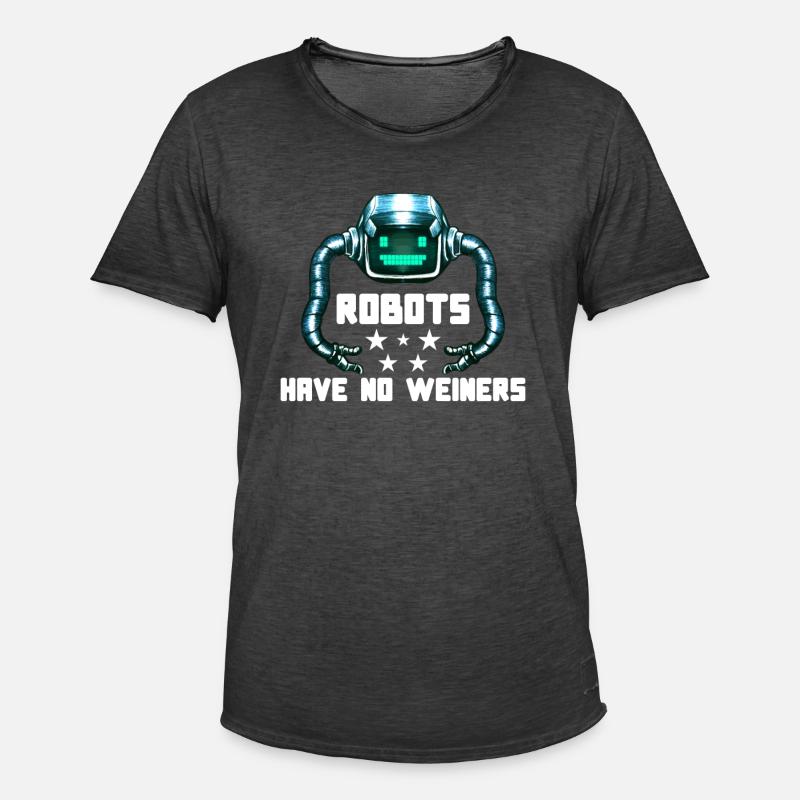 Robotics Machine Learning Engineer - Men's Vintage T-Shirt - washed black
