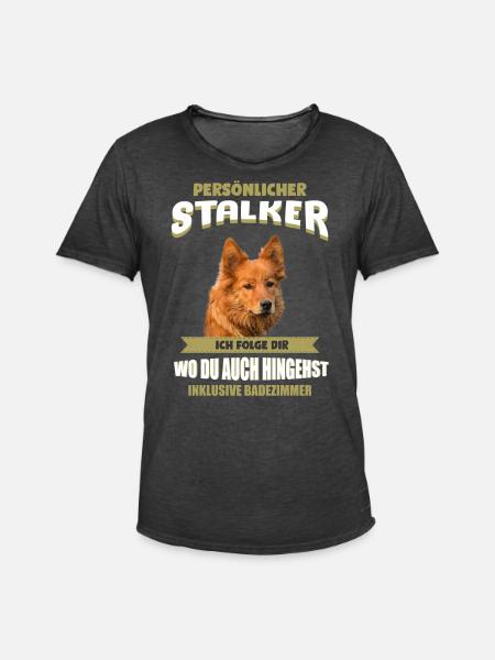 Harzer Fuchs Hund - Harzer Fuchs - Männer Vintage T-Shirt - Vintage Schwarz