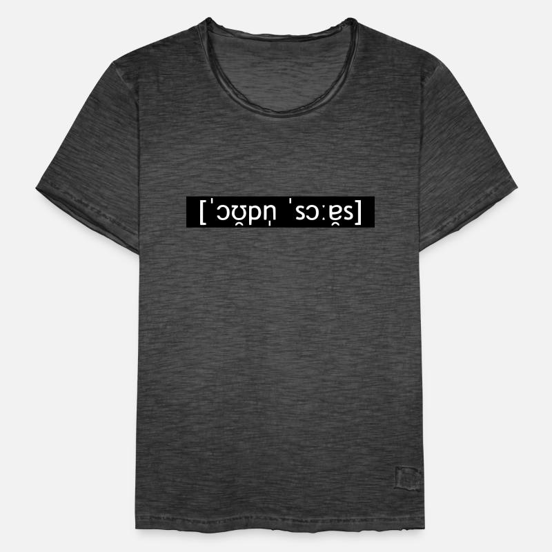 OPEN SOURCE LAUTSCHRIFT - SIMPLE Men's Vintage T-Shirt