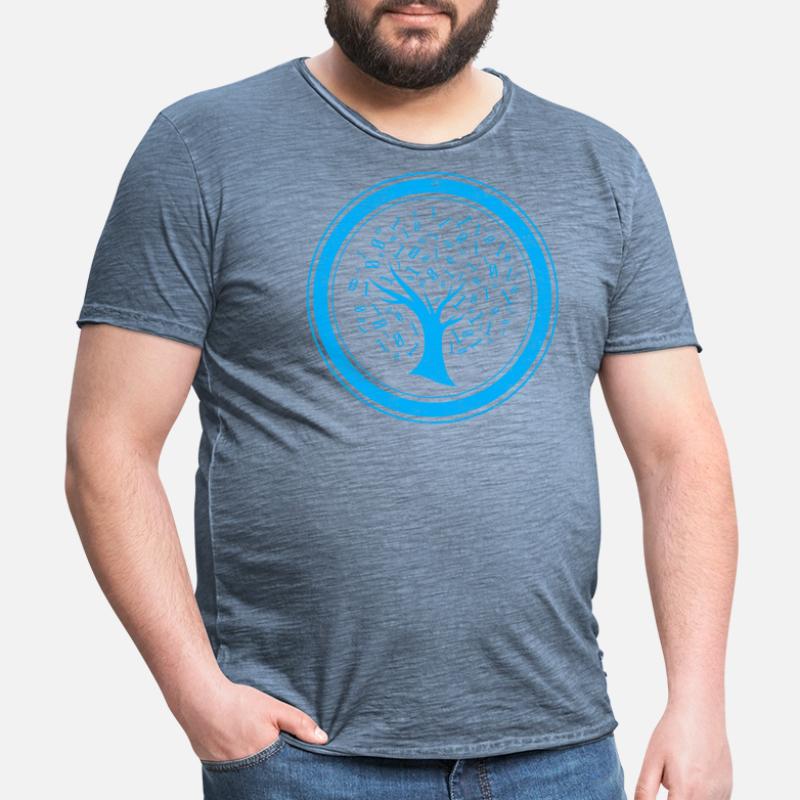 Programmer Shirt, Binary Tree Computer Science Men's Vintage T-Shirt