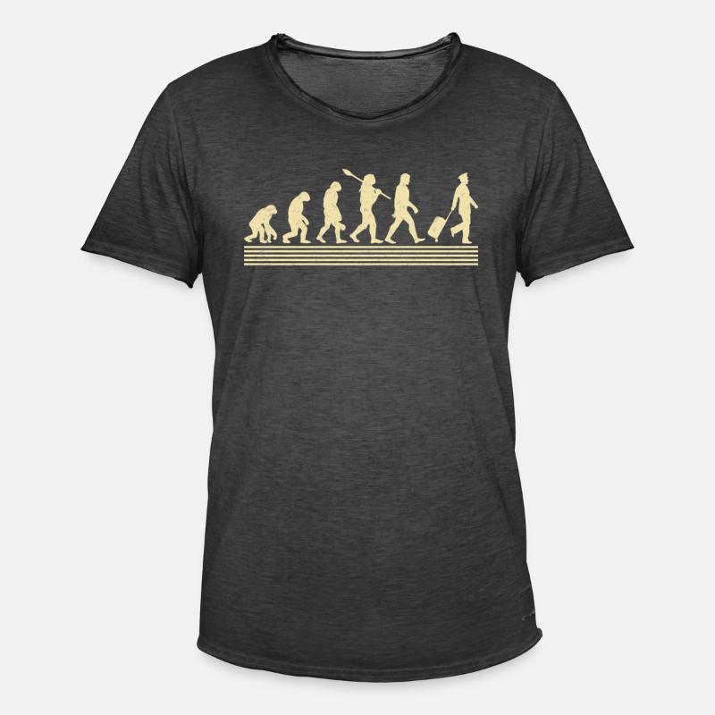Pilot evolution - Men's Vintage T-Shirt - washed black