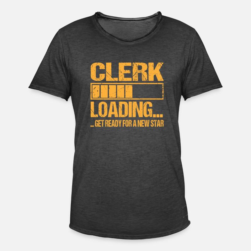 Sachbearbeiter loading Sachbearbeiter Ausbildung - Männer Vintage T-Shirt - Vintage Schwarz
