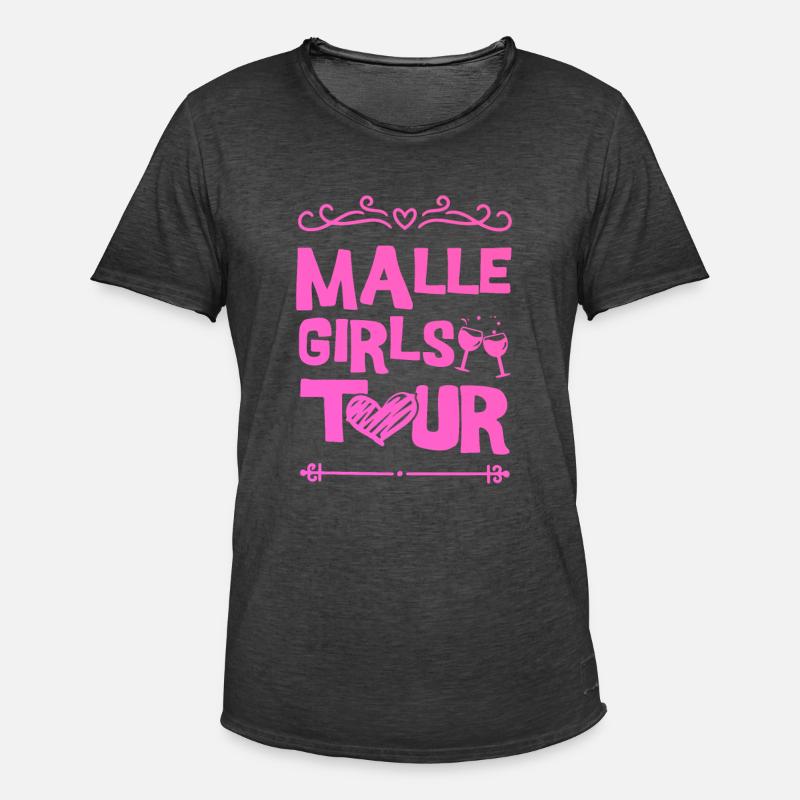 Équipe Malle Party - T-shirt vintage Homme - noir vintage