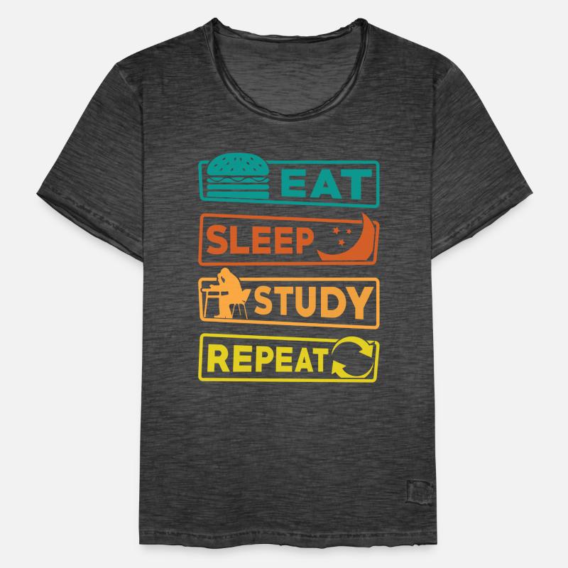 Student Study Learning Exam Men's Vintage T-Shirt
