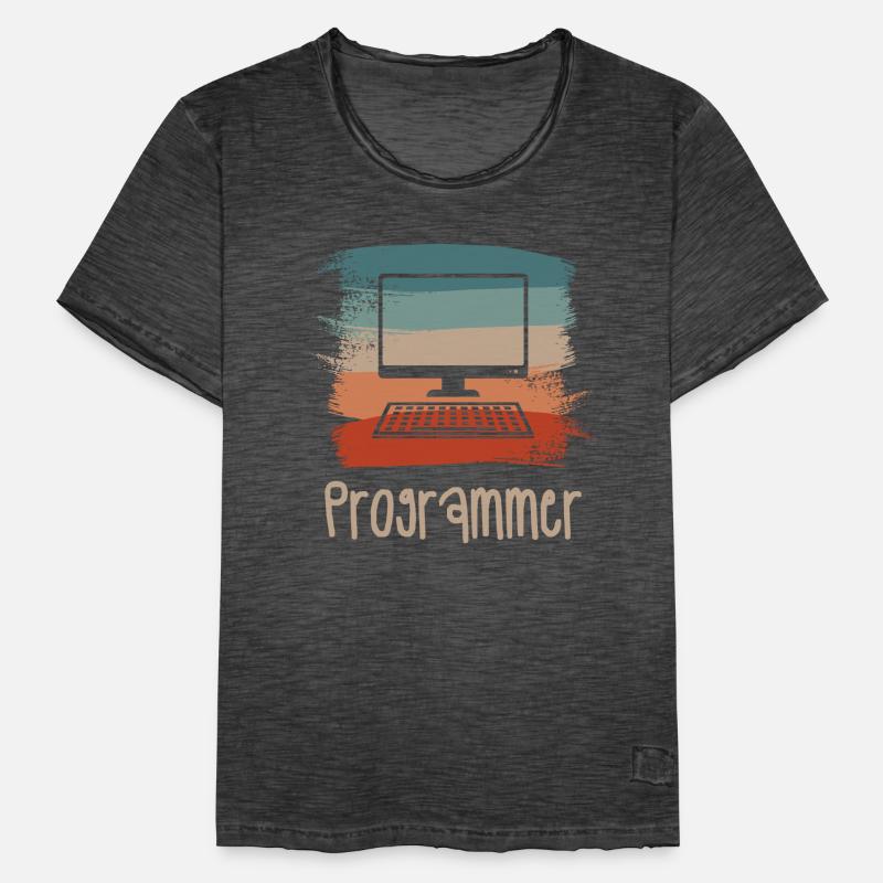 Retro Vintage Programmer Computer Programming Männer Vintage T-Shirt