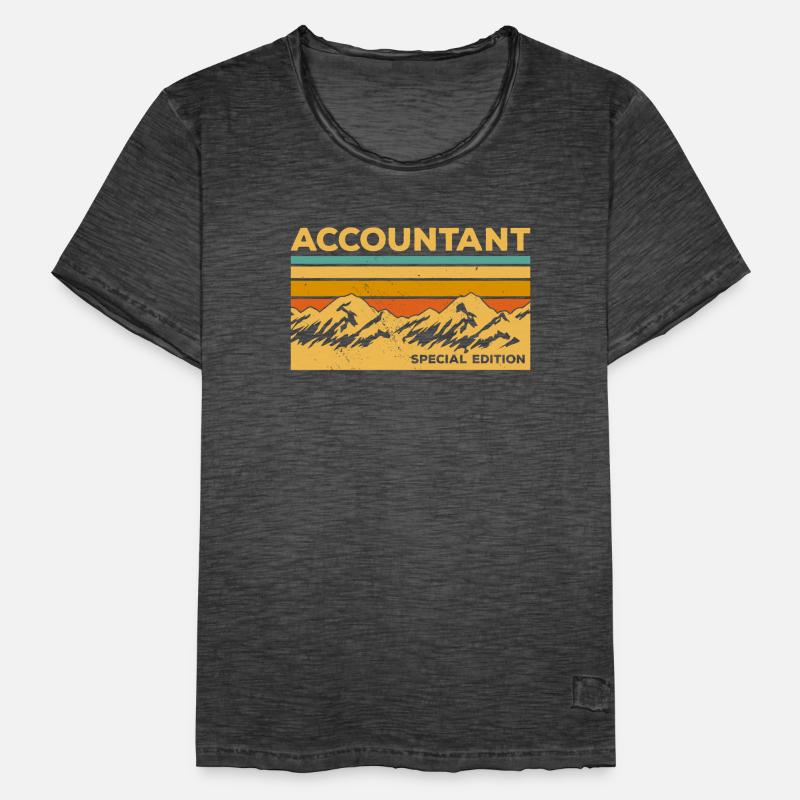 Rétro Comptable Édition spéciale Comptabilité CPA T-shirt vintage Homme
