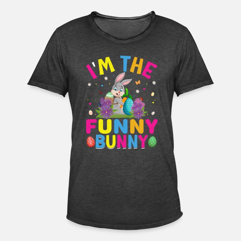 Easter Easter Easter Eggs - Men's Vintage T-Shirt - washed black