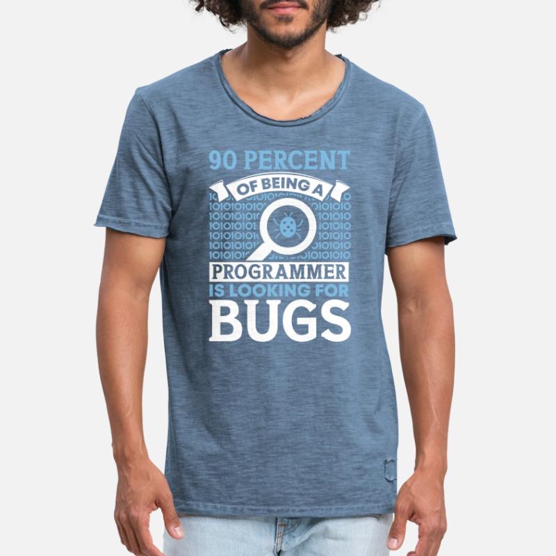 Computer Programmer Computer Programming Männer Vintage T-Shirt