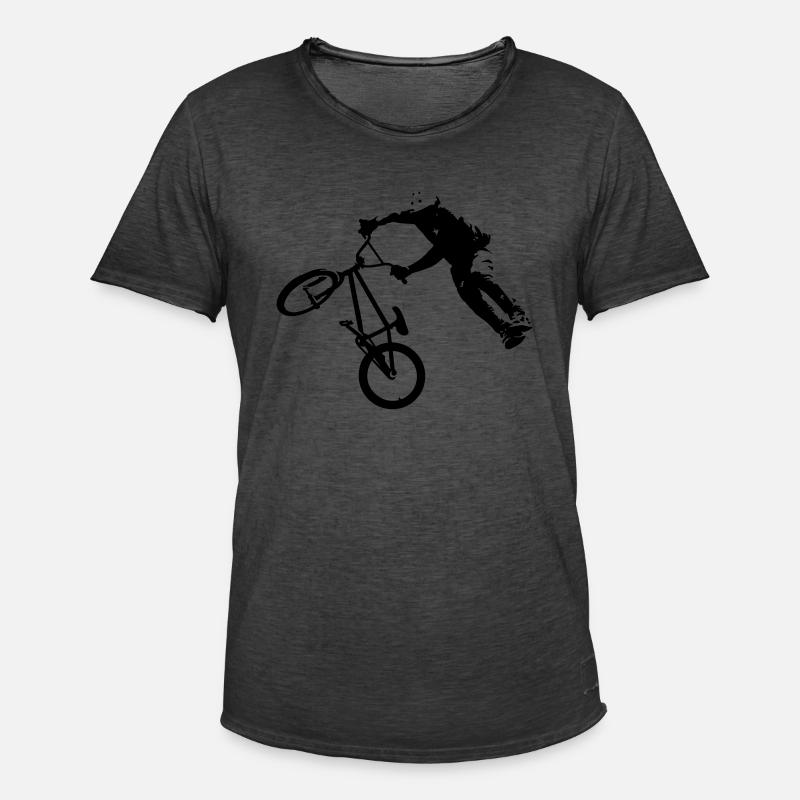 Dirtjump - Männer Vintage T-Shirt - Vintage Schwarz