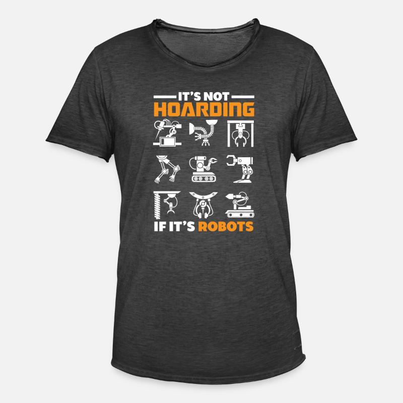 Robotics Robot Programmer - Men's Vintage T-Shirt - washed black